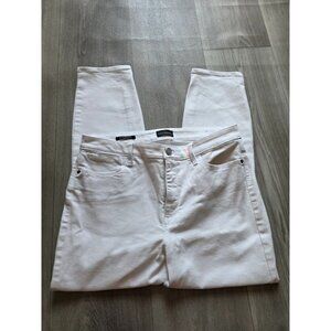 Talbots Womens White Jegging Crop Jeans Size 8